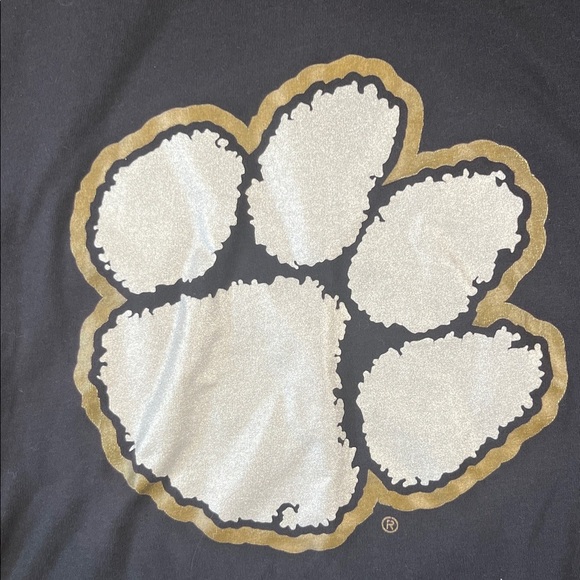 Nike Clemson Tigers Dri-fit tee with silver and gold Clemson logo 
Size: Small - Picture 4 of 9